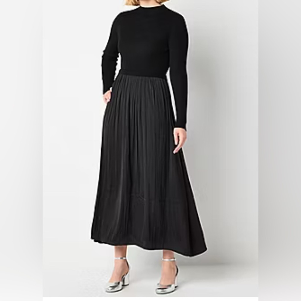 by&by Womens Long Sleeve Sweater Dress Juniors